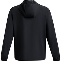 Under Armour sudaderas deportivas hombre VIBE WOVEN WINDBREAKER NEGRO 03