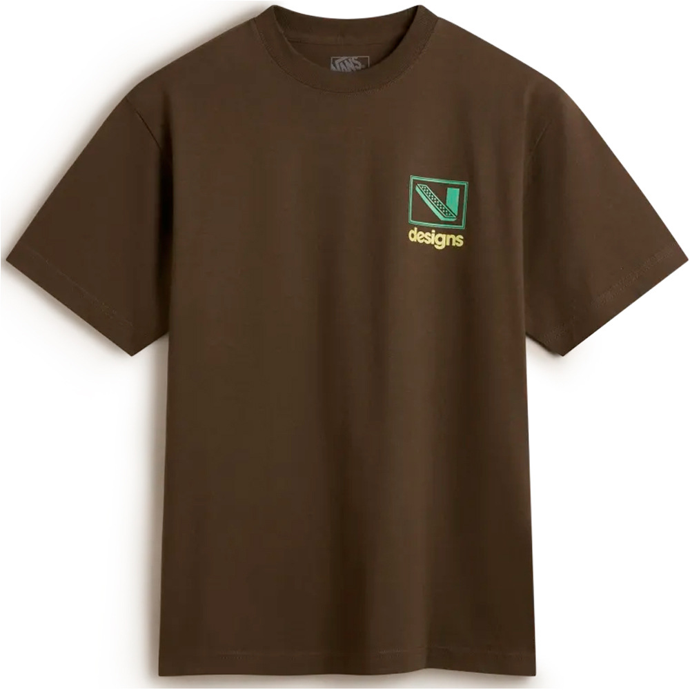 Vans camiseta manga corta hombre ART PRODUCTION VERDE vista frontal