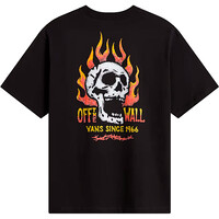 Vans camiseta manga corta hombre OFF THE WALL FEVER NEGRO vista trasera