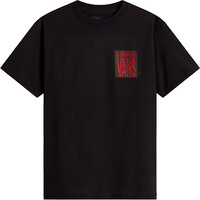 Vans camiseta manga corta hombre STRETCH STACK CRACKLE NEGRO vista frontal