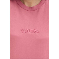 Vans camiseta manga corta mujer ESSENTIAL OS ROSA vista detalle