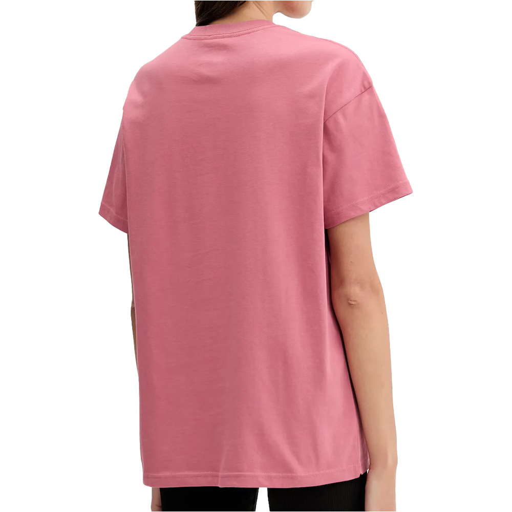 Vans camiseta manga corta mujer ESSENTIAL OS ROSA vista trasera