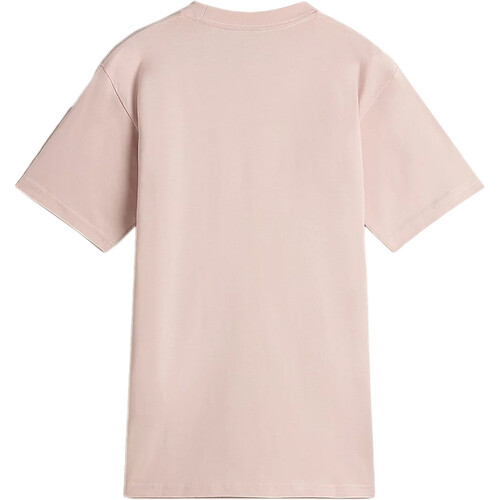 Vans camiseta manga corta mujer LEFT CHEST LOGO ROSA