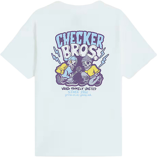 VANS CHECKER BROS blanco