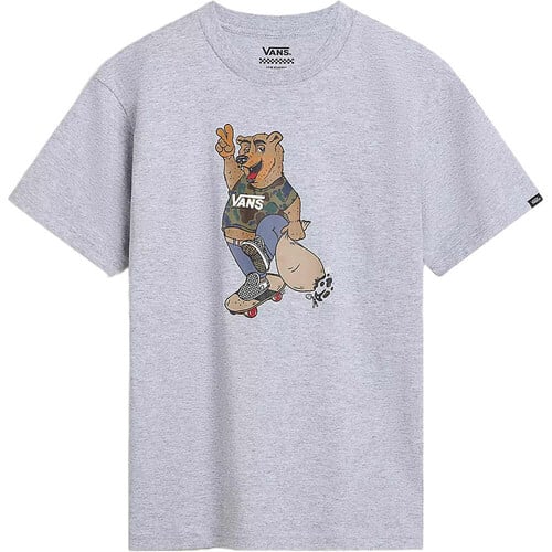 Vans camiseta manga corta niño PEACE OSO GRIS