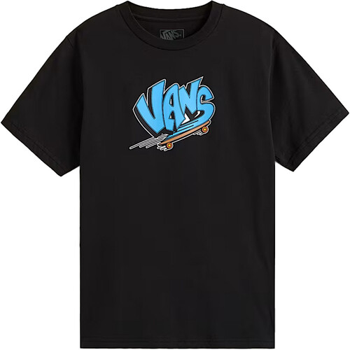 Vans camiseta manga corta niño SK8 NEGRO