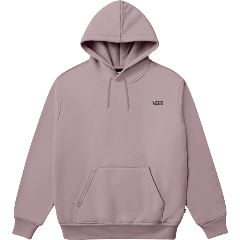 Vans sudadera hombre LEFT CHEST ROSA vista frontal