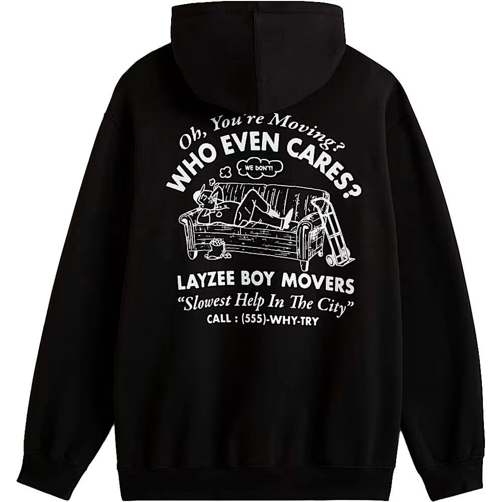 Vans sudadera hombre MOVING CO NEGRO 04