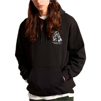Vans sudadera hombre MOVING CO NEGRO vista frontal
