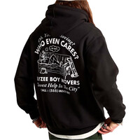 Vans sudadera hombre MOVING CO NEGRO vista trasera