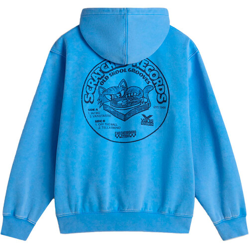 Vans sudadera hombre SCRATCHED RECORDS AZUL