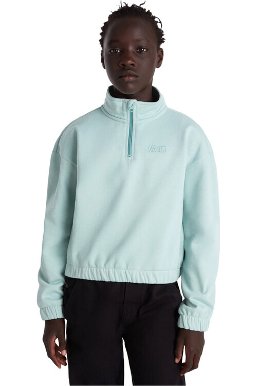 VANS HALF ZIP MOCK azul