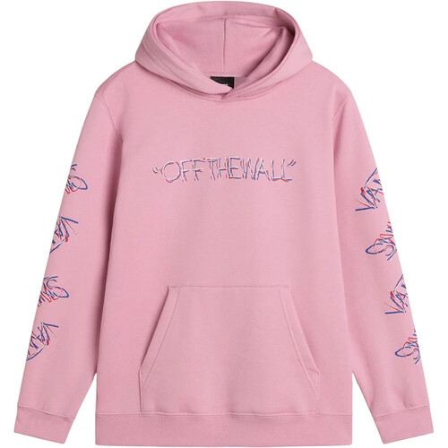Vans sudadera niña SCRIBBLED PAST ROSA