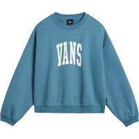 Vans sudadera niña STADIUM GRIS vista frontal