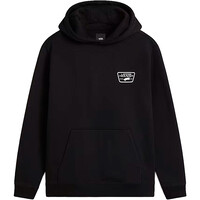 Vans sudadera niño FULL PATCHED II NEGRO vista frontal