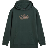 Vans sudadera niño OFF THE WALL VERDE vista frontal