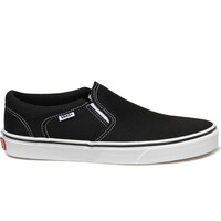 Vans zapatilla moda hombre ASHER NEGRO lateral exterior