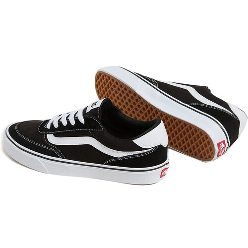 VANS BROOKLYN LS SUEDE/CANVAS negro