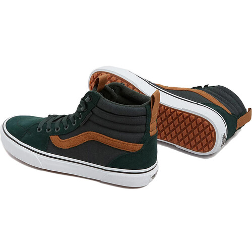 Vans zapatilla moda hombre FILMORE HI VANSGUARD SUEDE CANVA VERDE