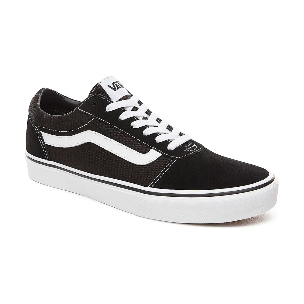 Vans zapatilla moda hombre WARD SUEDE NEGRO lateral interior