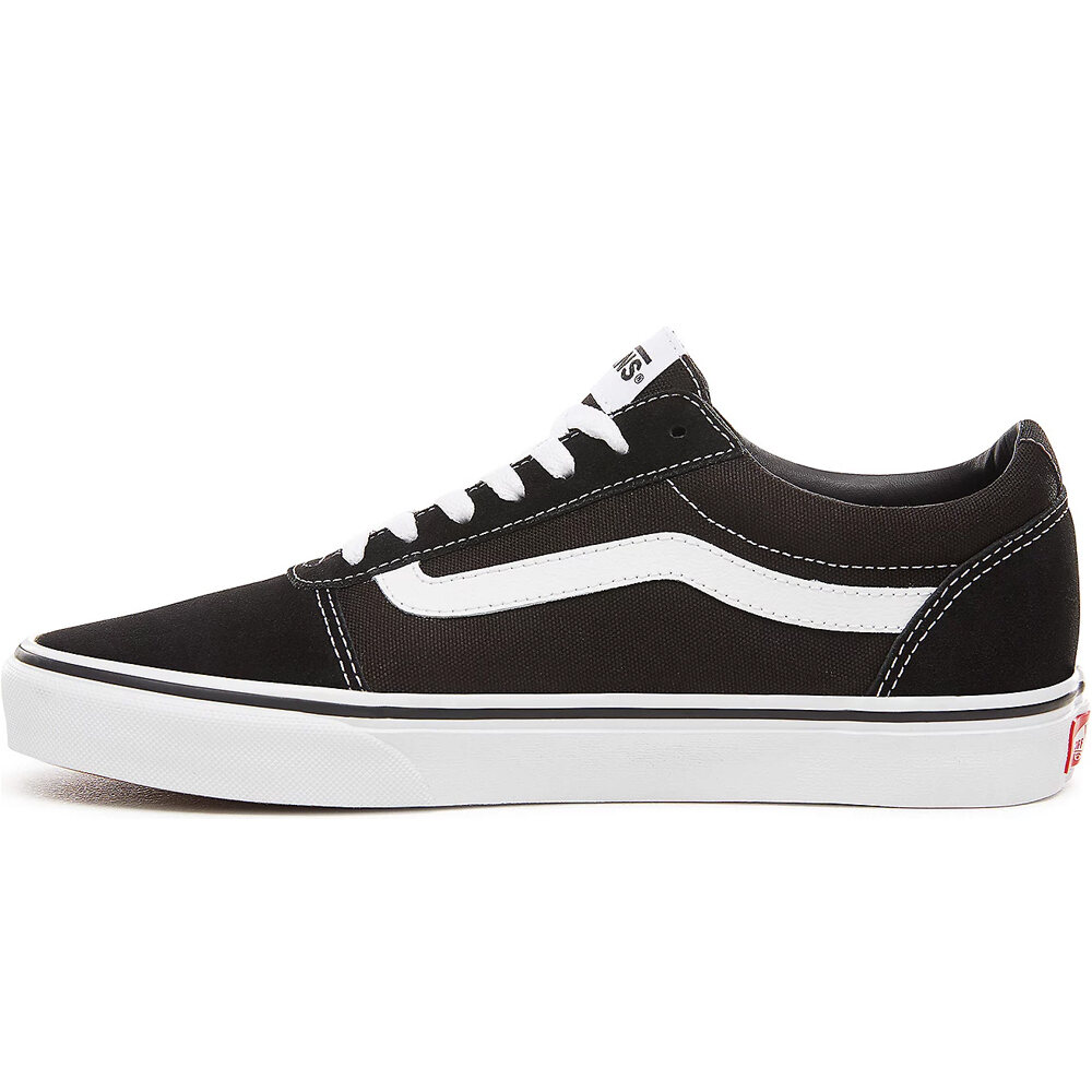 Vans zapatilla moda hombre WARD SUEDE NEGRO vista trasera