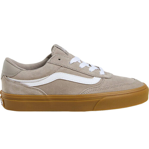 Vans zapatilla moda mujer BROOKLYN LS SUEDE GUM MOON ROCK GRIS