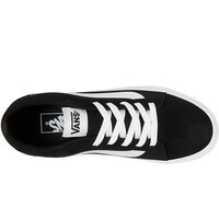 Vans zapatilla moda mujer VERO LS NEGRO vista superior