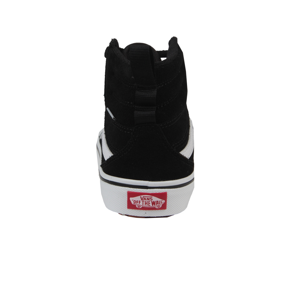Vans zapatilla moda niño ASHWOOD HI VANSGUARD NEGRO vista trasera
