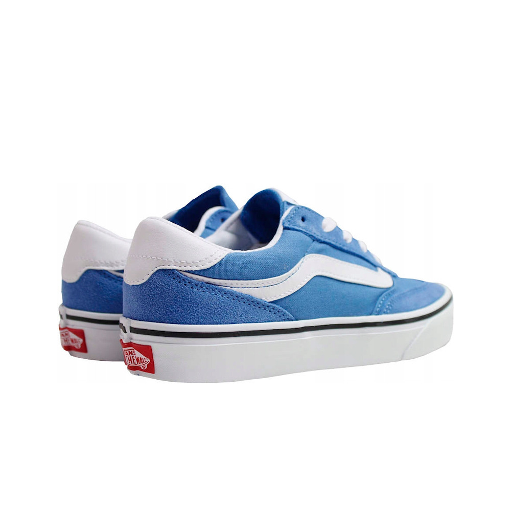 Vans zapatilla moda niño BROOKLYN AZUL vista superior