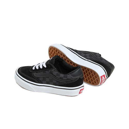 VANS BROOKLYN LS CHECKERBOARD negro