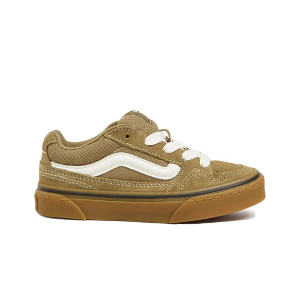 Vans zapatilla moda niño CALDRONE VERDE lateral exterior