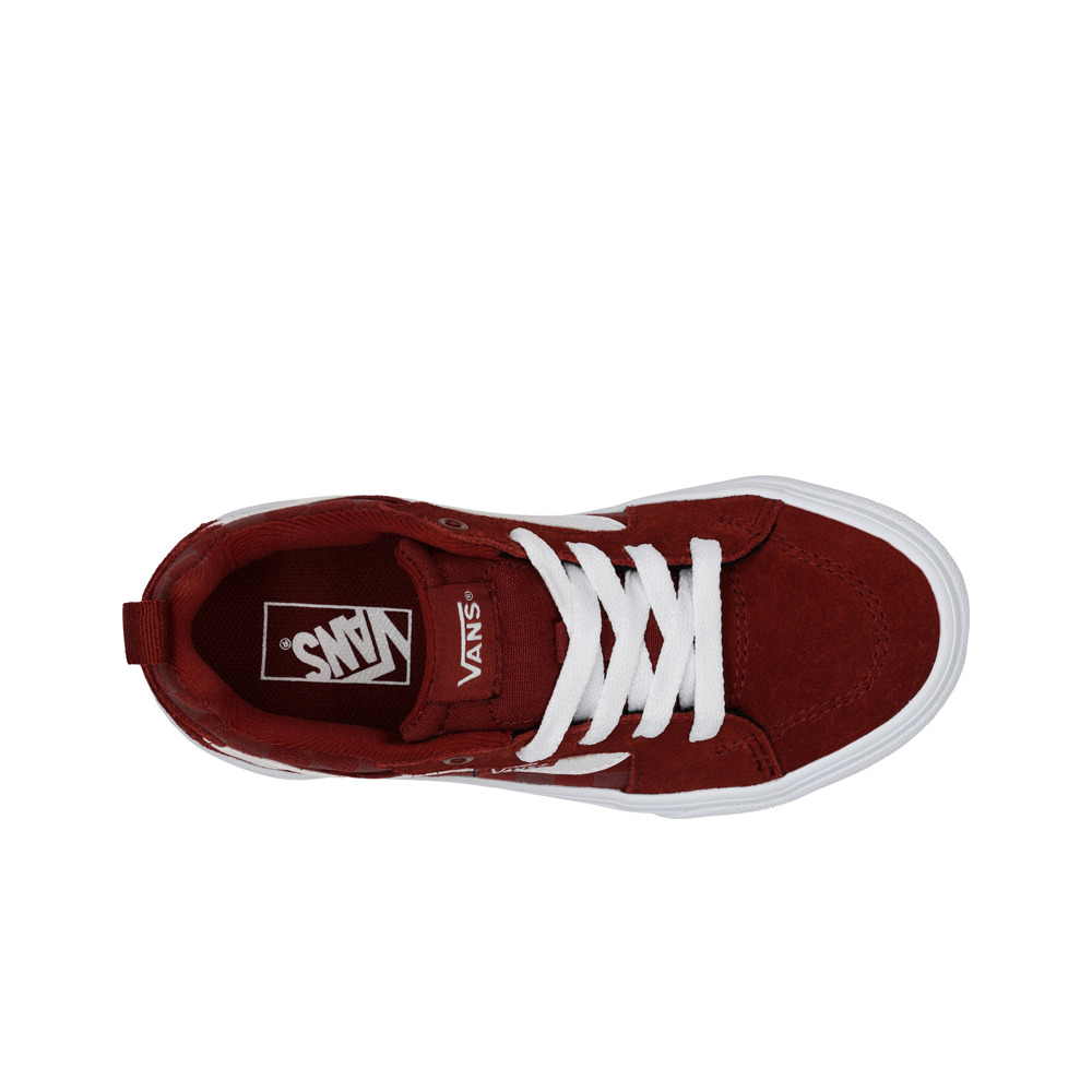 Vans zapatilla moda niño FILMORE ROJO lateral interior