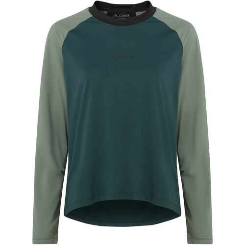Vaude camiseta ciclismo mujer LOAMER LS SHIRT VERDE