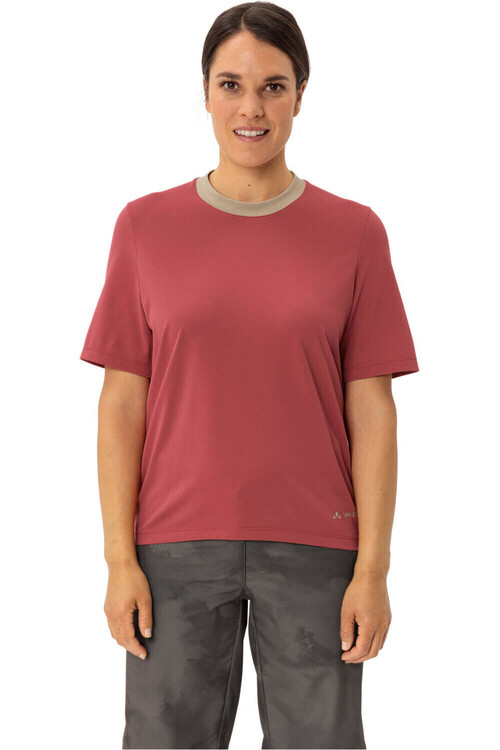 Vaude camiseta ciclismo mujer LOAMER ROJO