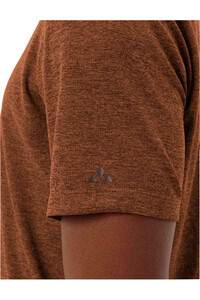 Vaude camiseta montaña manga corta hombre ESSENTIAL NARANJA vista detalle