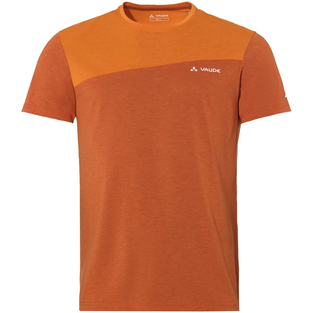 Vaude camiseta montaña manga corta hombre SVEIT NARANJA 04