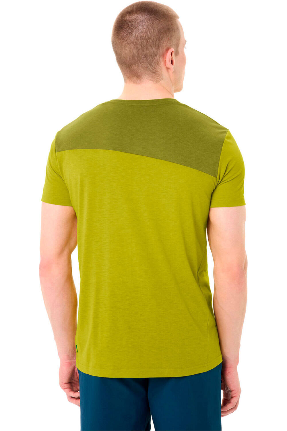 Vaude camiseta montaña manga corta hombre SVEIT VERDE vista trasera