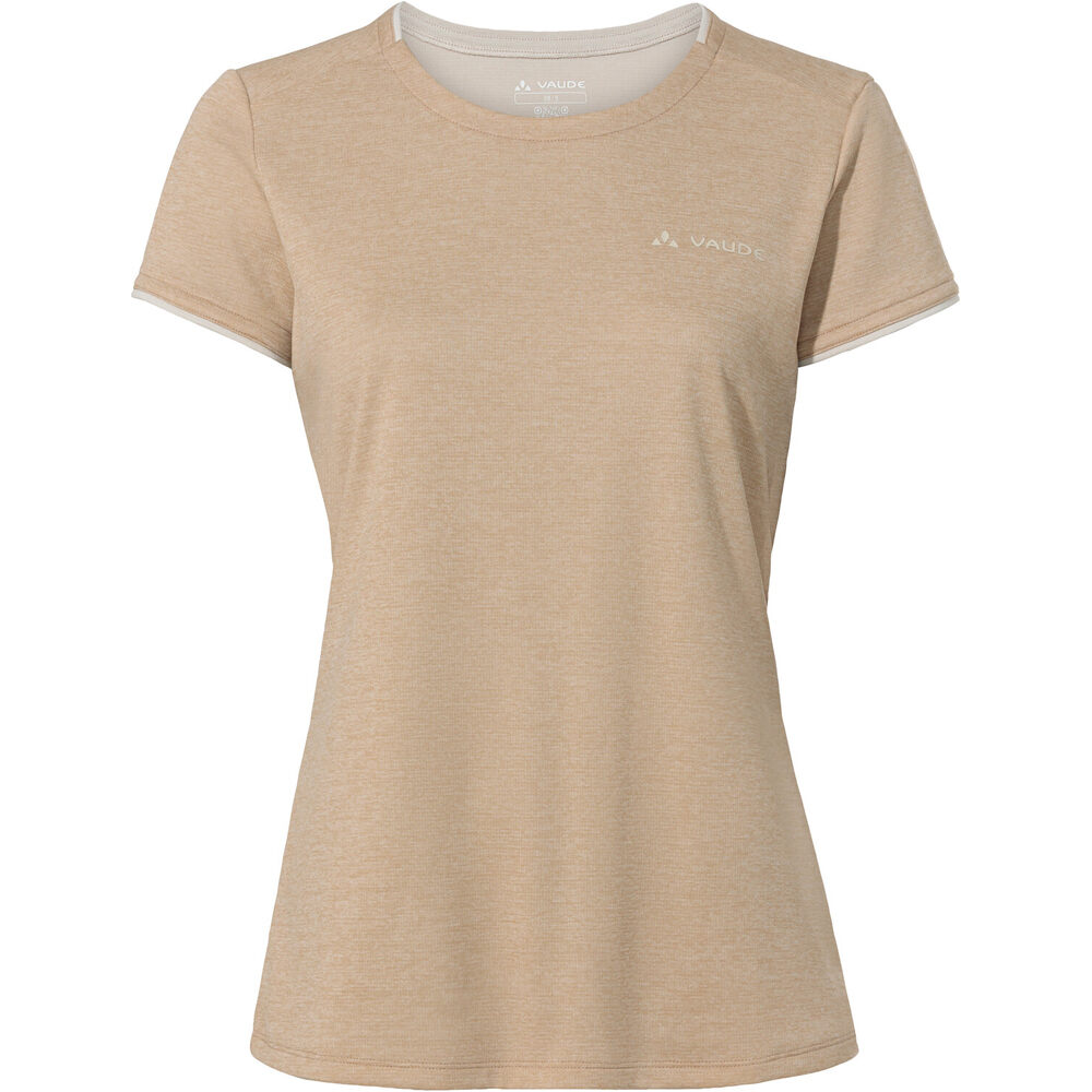 Vaude camiseta montaña manga corta mujer ESSENTIAL MARRON 04