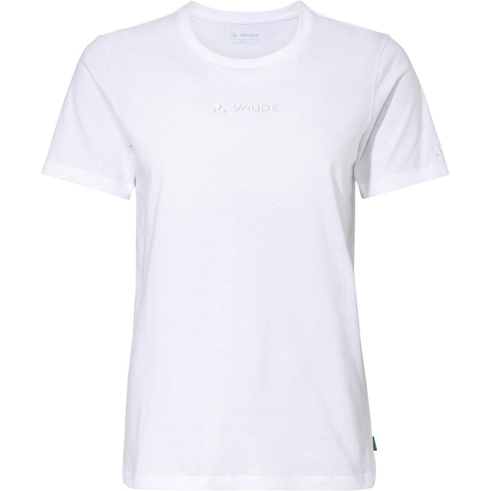 Vaude camiseta montaña manga corta mujer LOGO II BLANCO 04