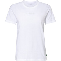 Vaude camiseta montaña manga corta mujer LOGO II BLANCO 04