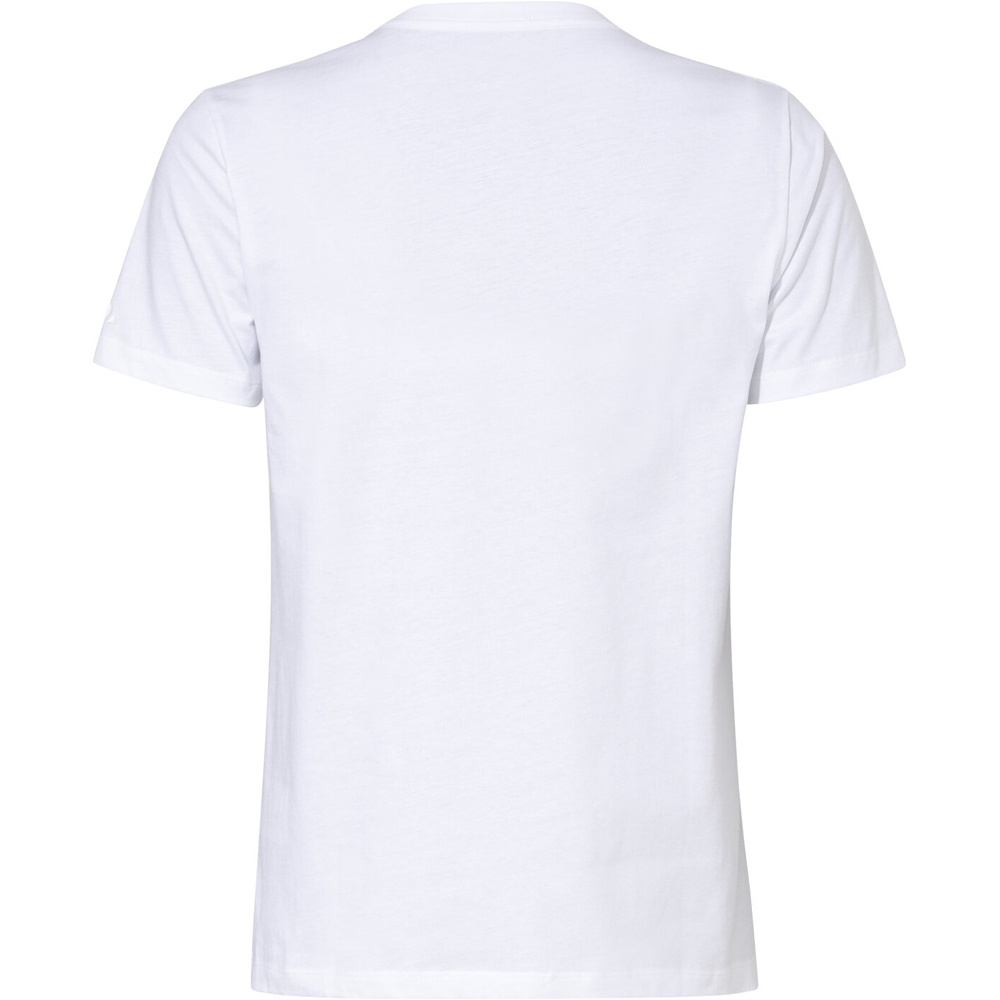Vaude camiseta montaña manga corta mujer LOGO II BLANCO 05