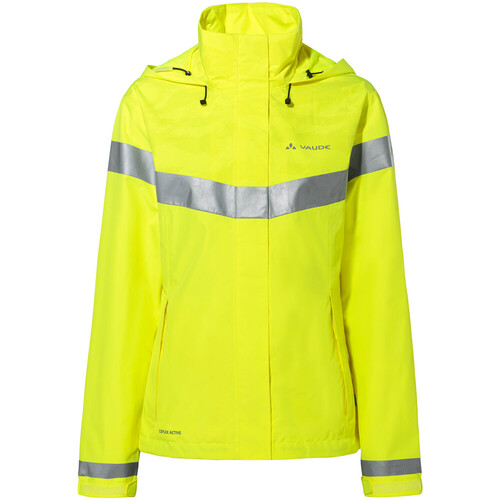 Vaude chaqueta impermeable ciclismo mujer LUMINUM AMARILLO