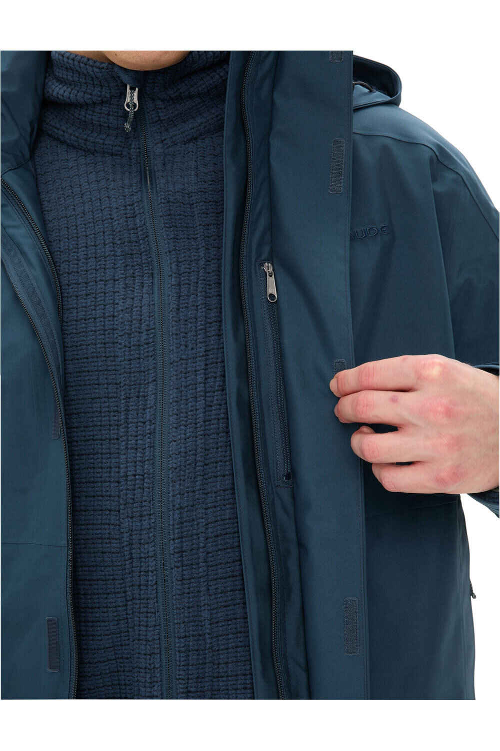 Vaude chaqueta impermeable insulada hombre IDRIS 3IN1 AZUL 04
