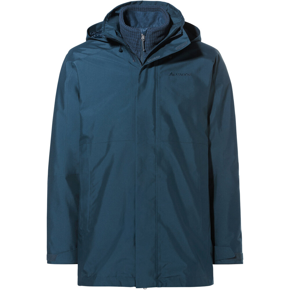 Vaude chaqueta impermeable insulada hombre IDRIS 3IN1 AZUL 05