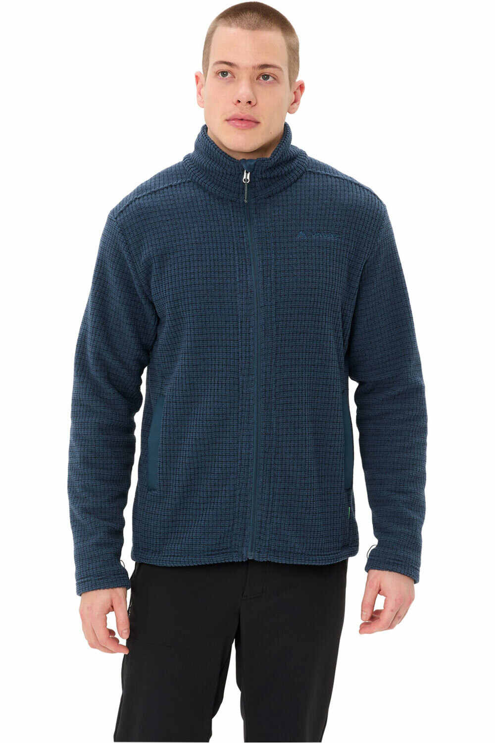 Vaude chaqueta impermeable insulada hombre IDRIS 3IN1 AZUL vista detalle
