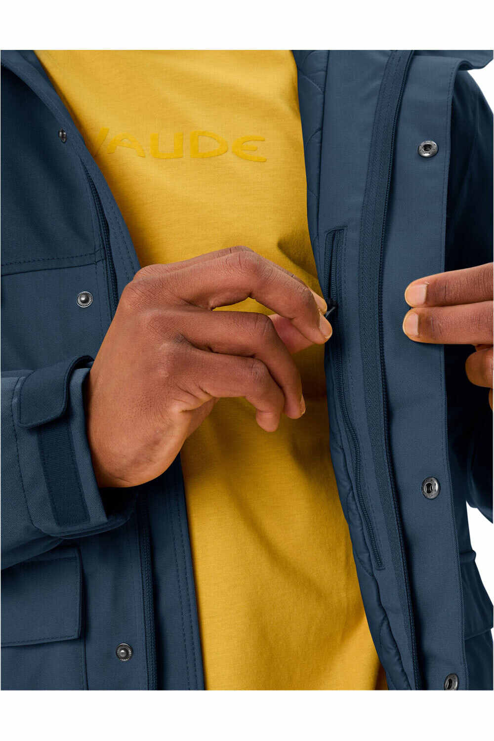 Vaude chaqueta impermeable insulada hombre MANUKAU III AZUL 03