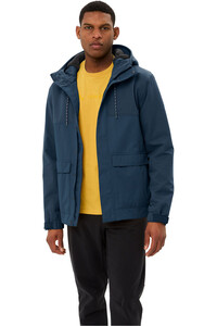 Vaude chaqueta impermeable insulada hombre MANUKAU III AZUL vista detalle