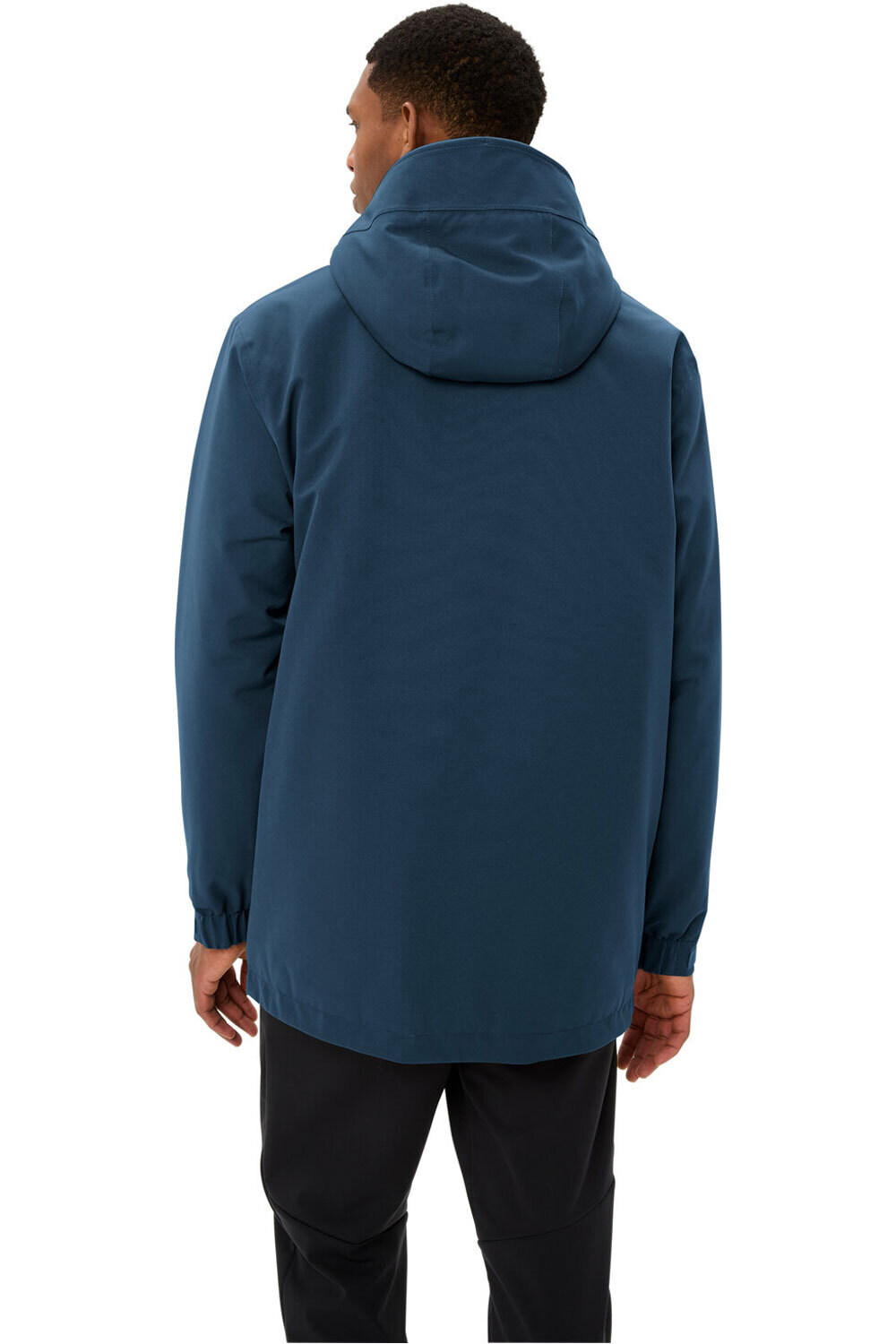 Vaude chaqueta impermeable insulada hombre MANUKAU III AZUL vista trasera