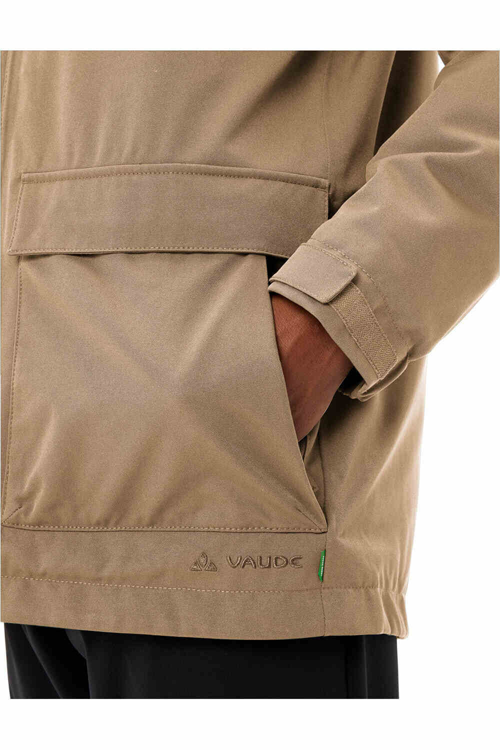 Vaude chaqueta impermeable insulada hombre MANUKAU III MARRON 04