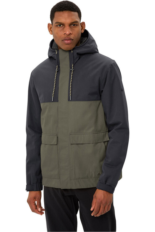 Vaude chaqueta impermeable insulada hombre MANUKAU III VERDE
